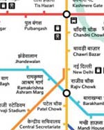 Delhi Metro Navigation (Android OS)
