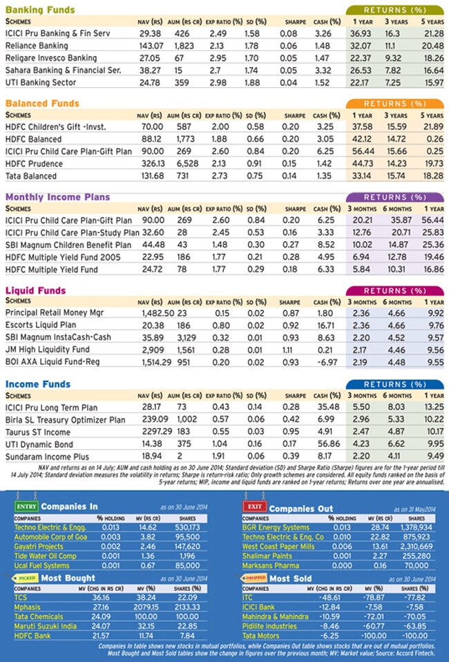 Mutual Fund performance snapshot