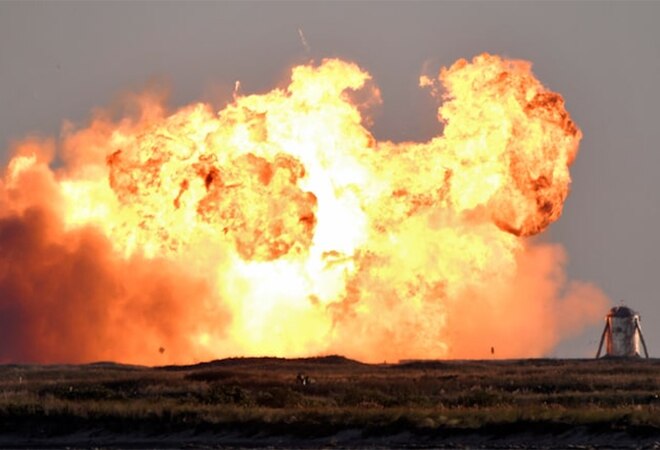 Spacex Rocket Starship Explodes During Landing Post Successful Launch