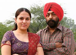 Singh with daughter Simran