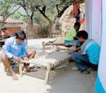 Charpayas weaving 