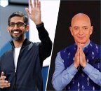Pichai, Nadella, other tech CEOs congratulate Jeff Bezos, Andy Jassy for new roles - Vimarsana News