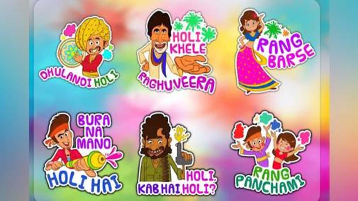 Whatsapp Holi Stickers How To Download And Send Customised Gifs Whatsapp Holi Stickers How To Download And Send Customised Gifs
