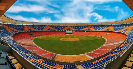 Pink Ball Test: Reliance end, Adani end at Narendra Modi Stadium draw opposition's ire - Vimarsana News