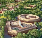 New Parliament: Triangular shape reflects sacred geometry in various religions - Vimarsana News