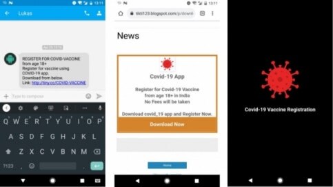 SMS malware acts like Covid-19 vaccine registration app, targets users in India and spreads via text messages - Vimarsana News