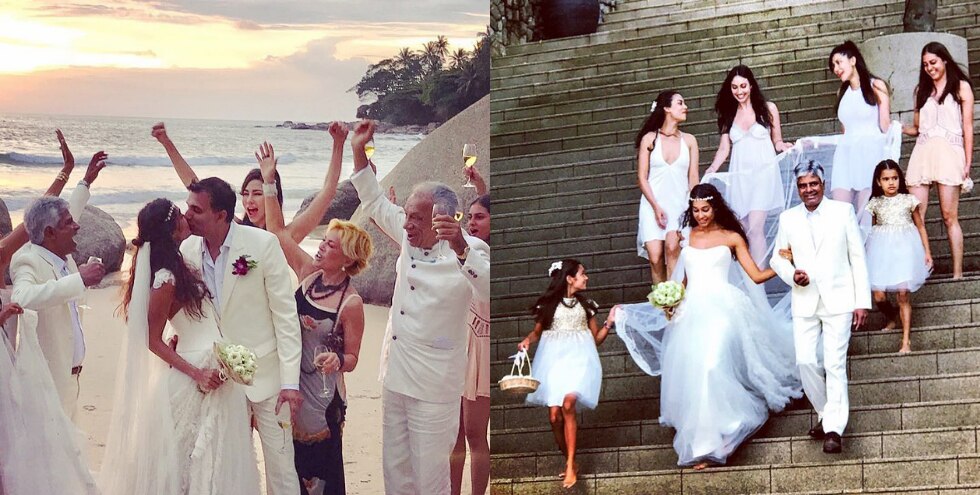 15 Photographs And Videos That Take You Inside Lisa Haydon And Dino Lalvani S Beachside Wedding Dino lalvani is on facebook. inside lisa haydon and dino