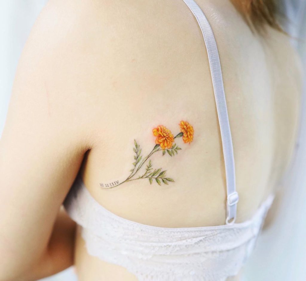 43 Gorgeous Flower Tattoos  Designs You Need in 2021  Glamour