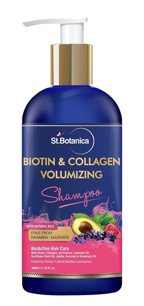 3-StBotanica Biotin & Collagen Volumizing Hair Shampoo
