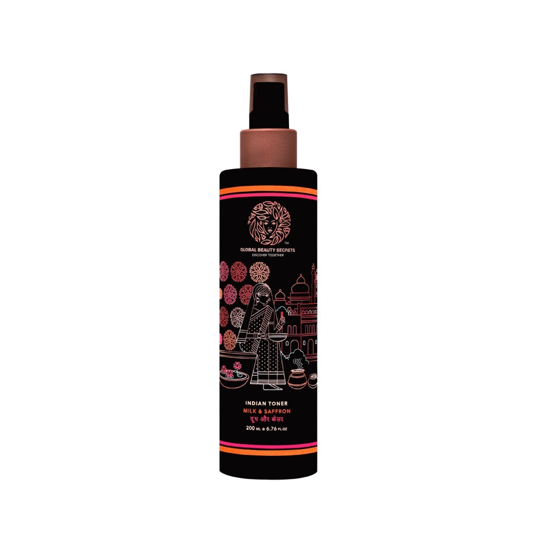Global Beauty Secrets Indian Milk & Saffron Toner