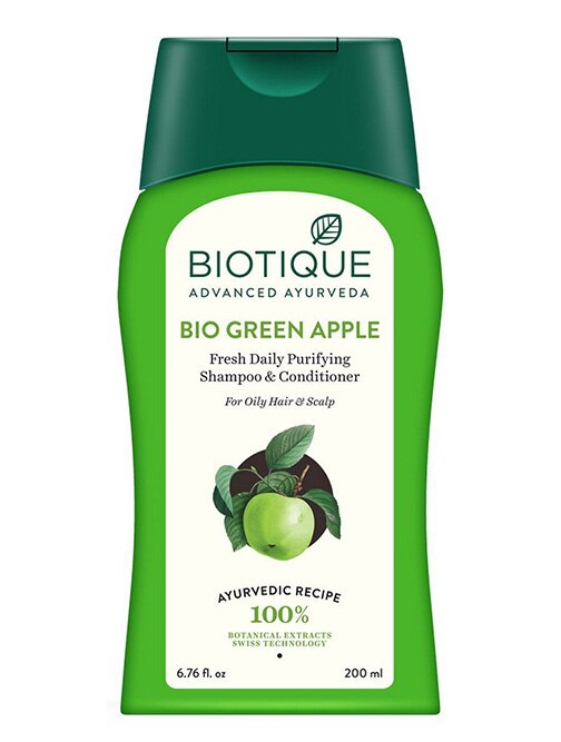 Biotique Bio Green Apple Fresh Daily Purifying Shampoo + Conditioner