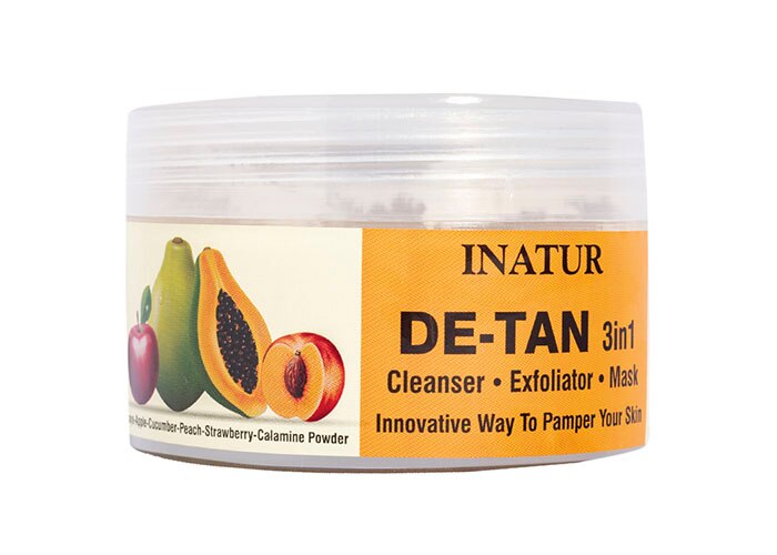 Inatur De-Tan 3 In 1 Cleanser + Exfoliator + Mask