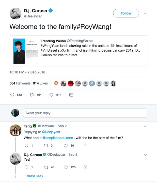 DJ Caruso Tweet