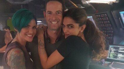 Guess Who Photo Bombed This Picture Of Deepika Padukone And Ruby Rose On The Sets Of Xxx Deepika padukone is shooting for the 'xxx ' sequel with vin diesel and ruby rose and we just can't get over how well deepika and ruby rose are getting along together! deepika padukone and ruby rose