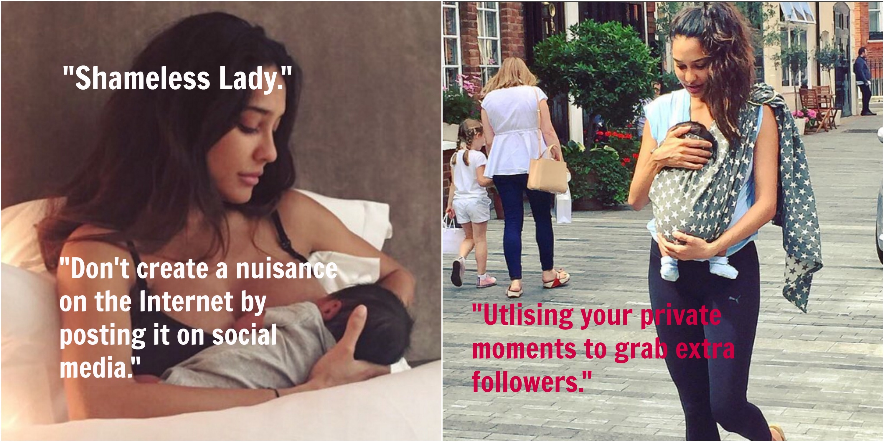 Lisa Haydon Just Posted a Picture of Her Breastfeeding, and People Can