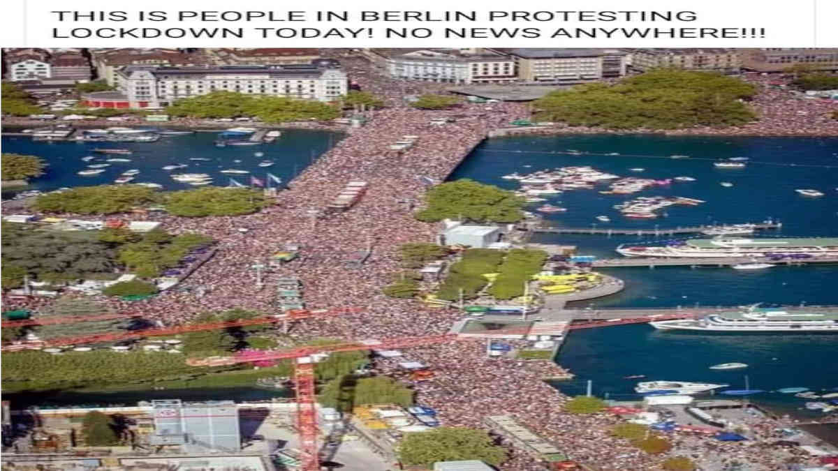 ফ্যাক্ট চেক: না, এটি জার্মানির বার্লিনে লকডাউনের বিরুদ্ধে করা প্রতিবাদের ছবি নয়