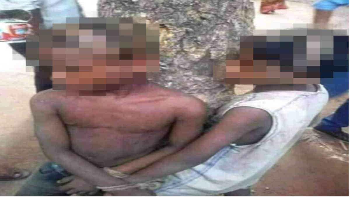 ফ্যাক্ট চেক: গাছে বেঁধে শিশুদের অত্যাচারের এই ছবি কি উত্তরপ্রদেশের?