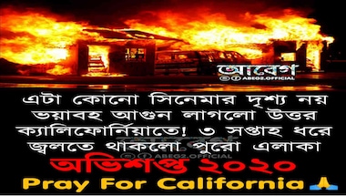 ফ্যাক্ট চেক: না, ভাইরাল এই ছবিটি ক্যালিফোর্নিয়ার সাম্প্রতিক দাবানলের নয়