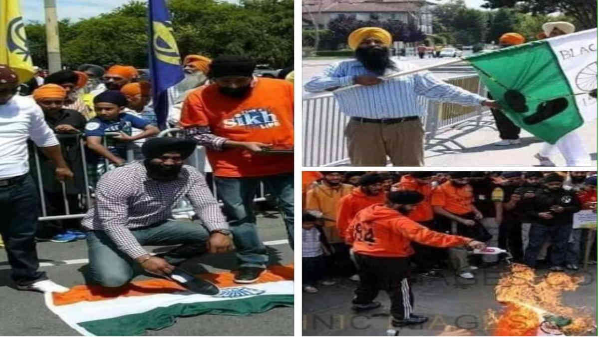 ফ্যাক্ট চেক: জাতীয় পতাকা অবমাননার এই ছবিগুলি সাম্প্রতিক কৃষক আন্দোলনের নয়