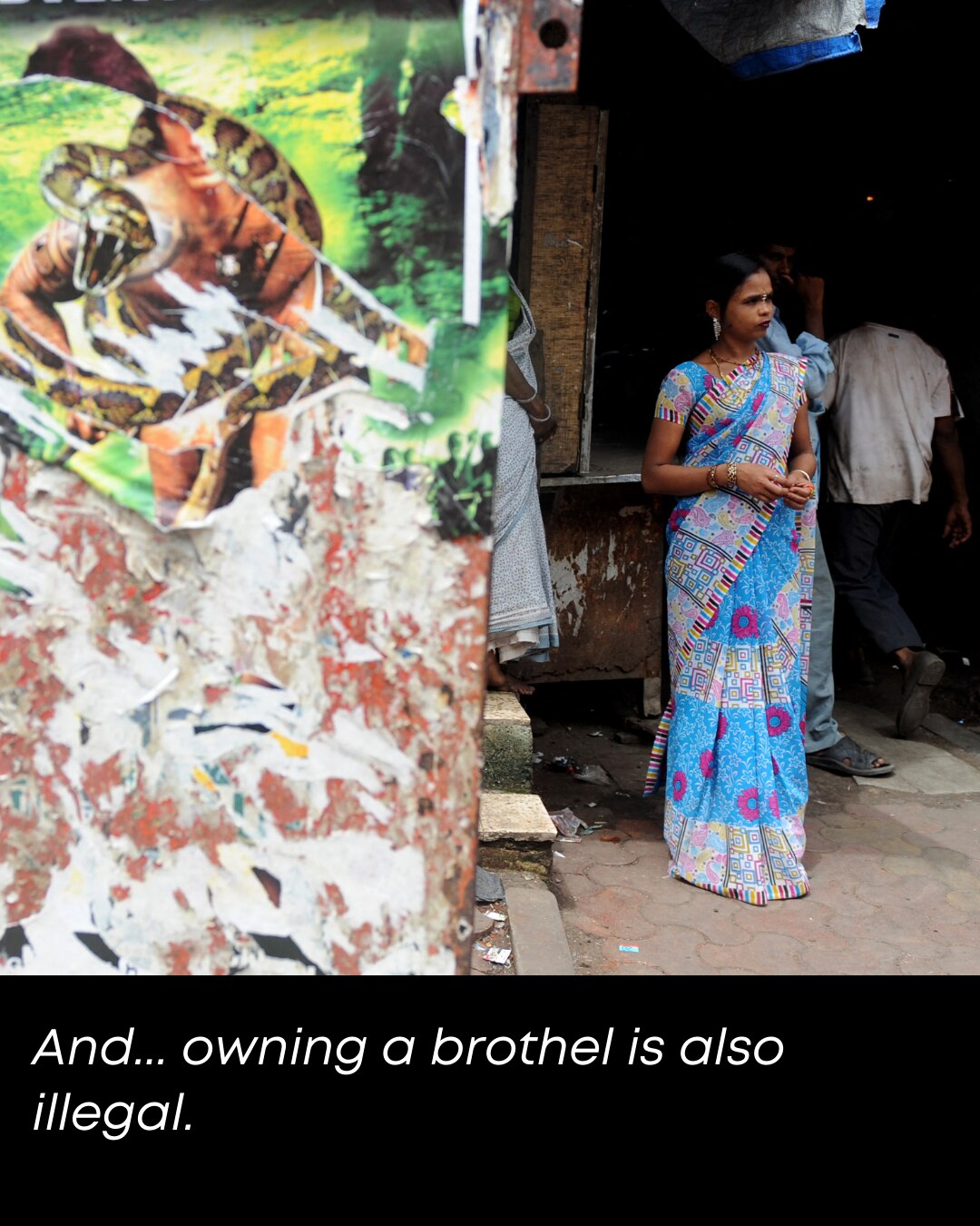 Running brothels is also punishable by the law.