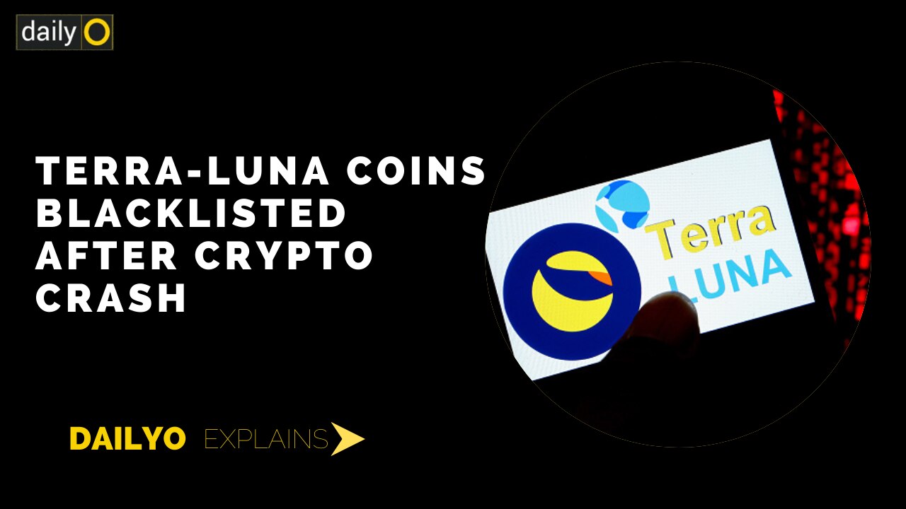 Terra-LUNA coins blacklisted after crypto crash