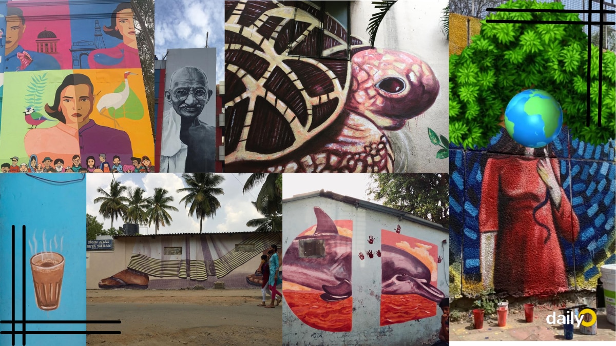 Charcoal drawings in Kolkata to Lodhi Art District in Delhi, the story of India's street art Charcoal drawings in Kolkata to Lodhi Art District in Delhi, the story of India's street art