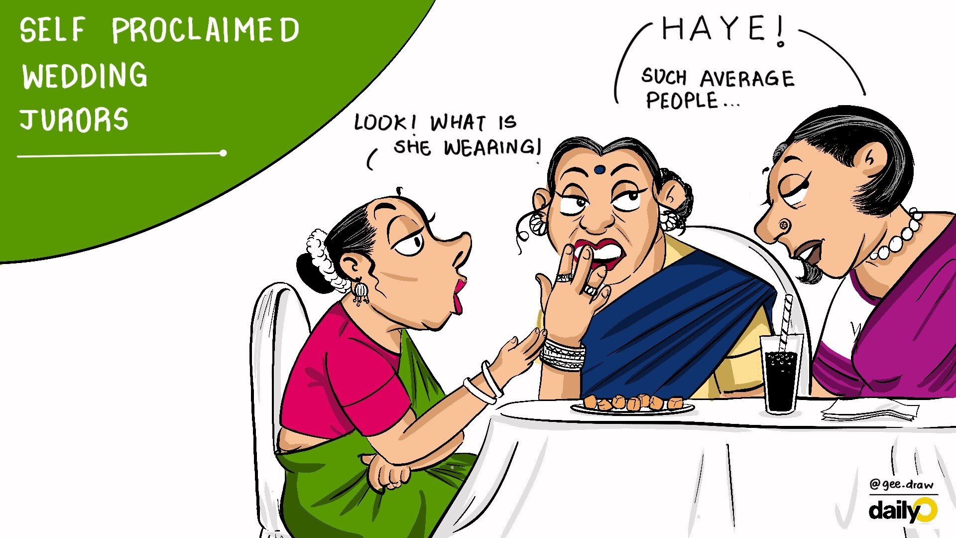 Self-proclaimed wedding jurors Self-proclaimed wedding jurors