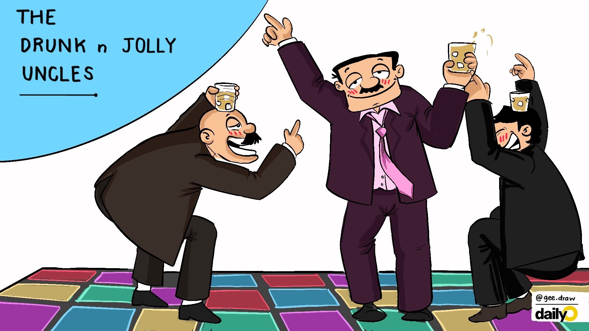 The drunk and jolly uncles The drunk and jolly uncles