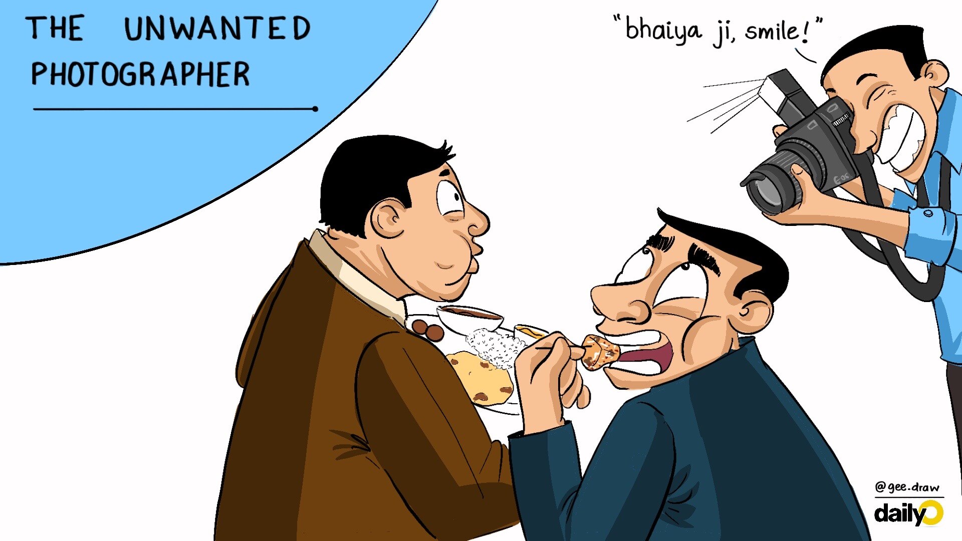 The unwanted photographer/ videographer The unwanted photographer/ videographer