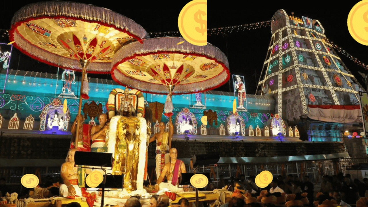 How rich is Tirupati temple?