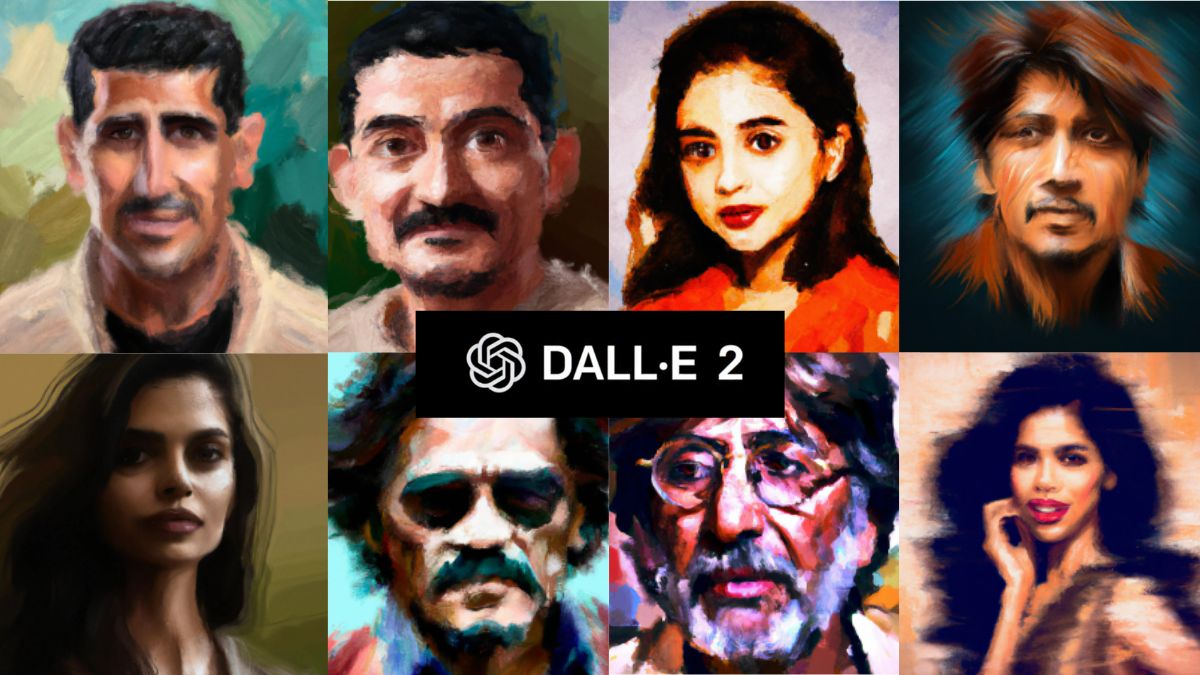 We asked Dall-E to paint Indian actors. The results were ~weird~
