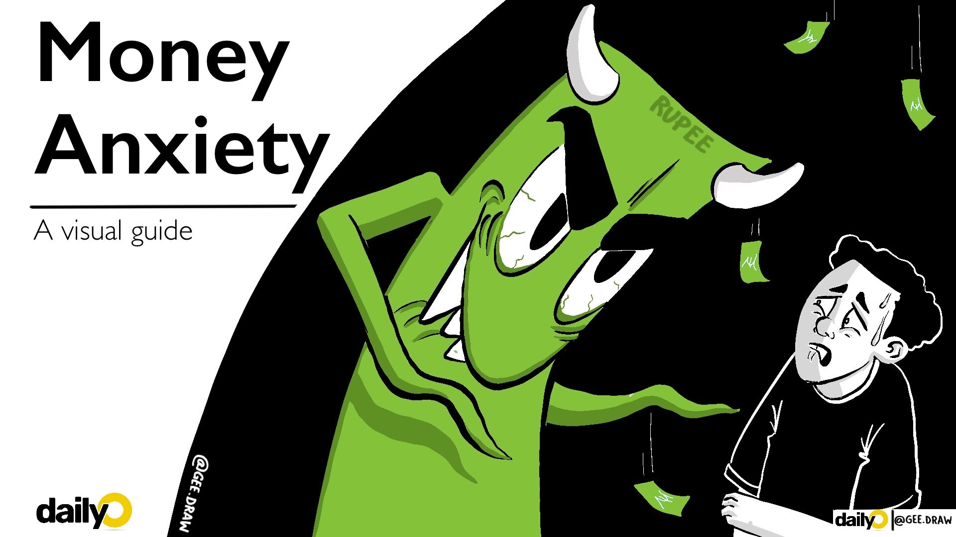 Ever felt anxious or sweaty while thinking about your finances? Well, hope it's not 'Money Anxiety' that you are dealing with. To understand better, take a look at this visual guide and save yourself before it is too late! Ever felt anxious or sweaty while thinking about your finances? Well, hope it's not 'Money Anxiety' that you are dealing with. To understand better, take a look at this visual guide and save yourself before it is too late!