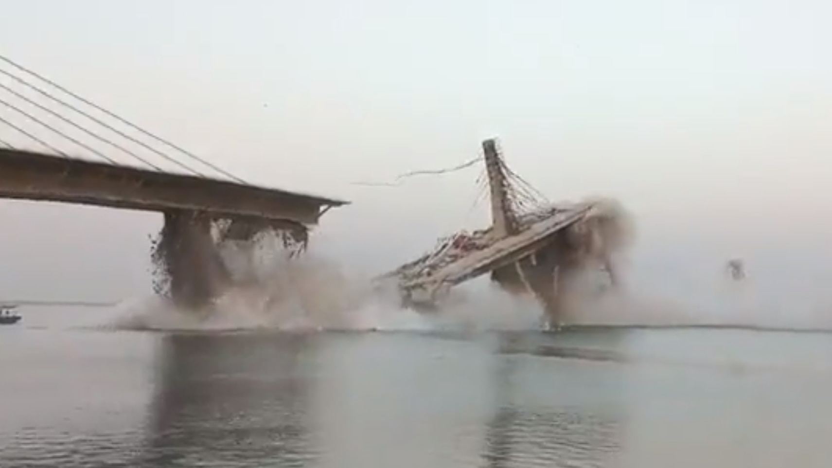 A Bihar bridge collapse leaves many questions and a viral video in its wake