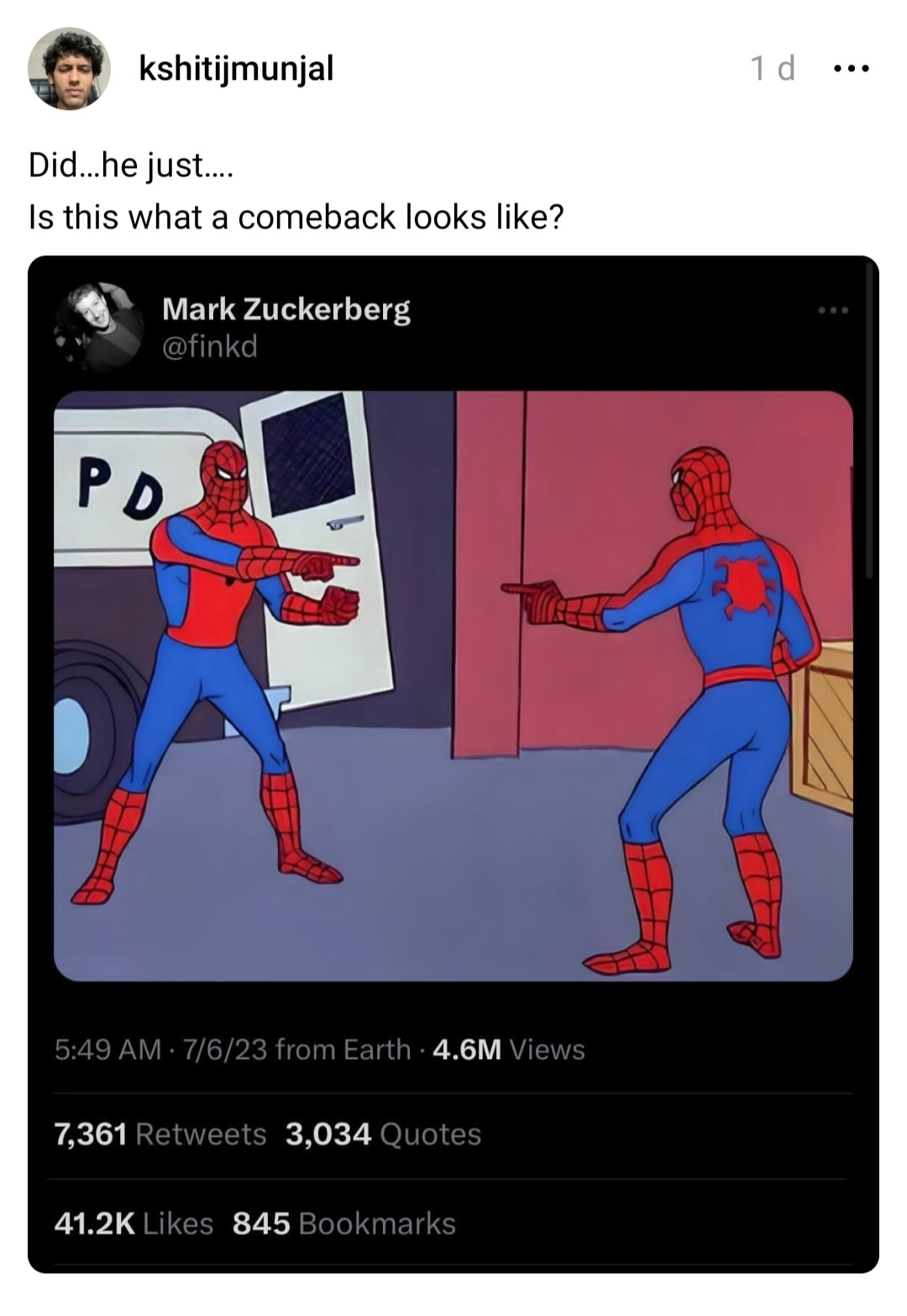 Shared here is Mark Zuckerberg's recent tweet, his first in 11 years. Shared here is Mark Zuckerberg's recent tweet, his first in 11 years.