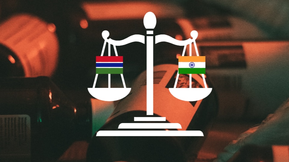 Why does Gambia want to sue an Indian drug manufacturer?