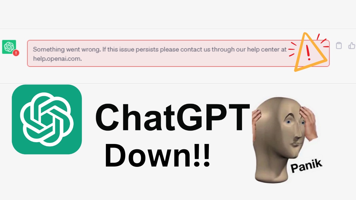 ChatGPT says 'don't be mad' as OpenAI faces outage ChatGPT says 'don't be mad' as OpenAI faces outage