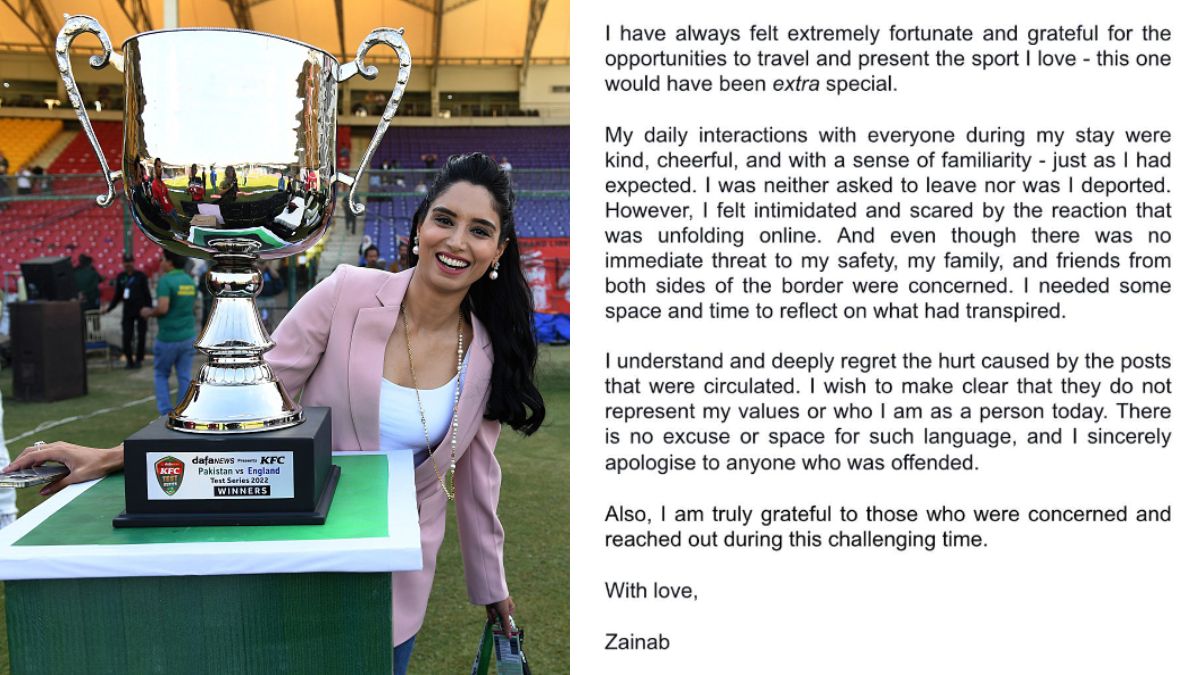 Left India because I was scared, wasn't deported, says Pak sports presenter Zainab Abbas