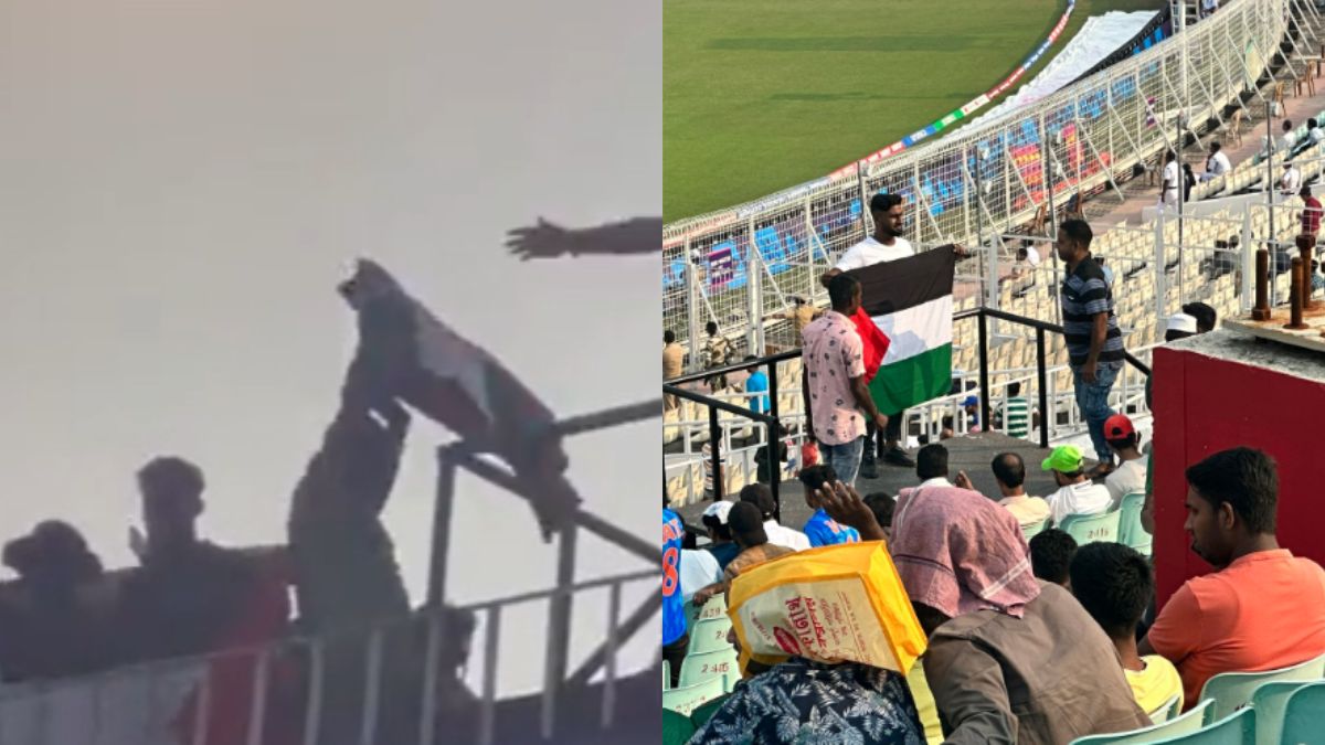 Kolkata's Eden Gardens joins controversial list: Four held for displaying Palestinian flag Kolkata's Eden Gardens joins controversial list: Four held for displaying Palestinian flag