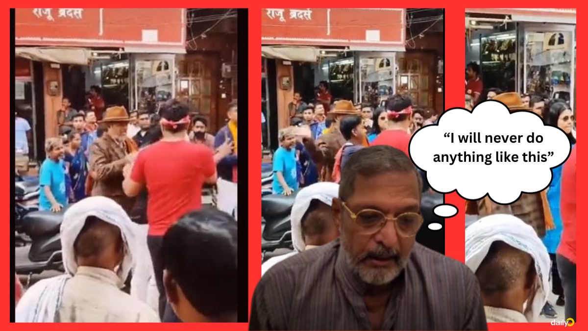 Nana Patekar apologises for slapping fan in viral video, claims it was part of movie shoot