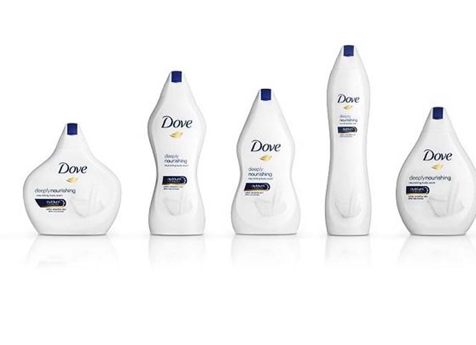 Earlier this year, Dove came out with shower gels in various shapes, which provoked a backlash. Photo: Dove Earlier this year, Dove came out with shower gels in various shapes, which provoked a backlash. Photo: Dove