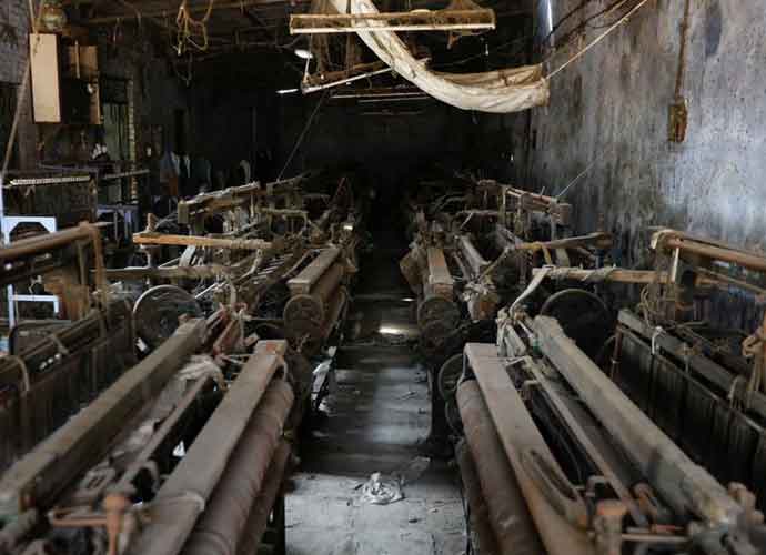 A deserted textile plant on the outskirts of Mumbai. Demonetisation and a slow economy has hit small industries. Photo: Reuters