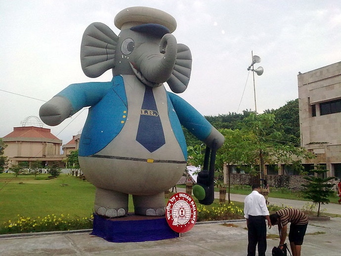 The mascot of Indian Railways is Bholu, an elephant. Photo: Wikimedia Commons