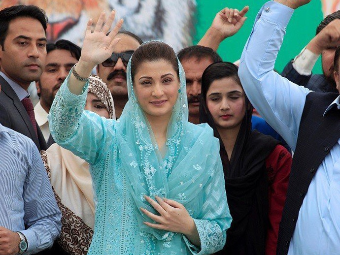 There is speculation that Maryam Nawaz could be her father's successor in politics. Photo: Reuters/File 