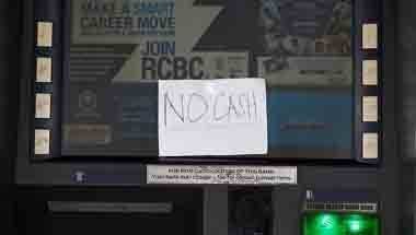 জরুরি অবস্থা, নগদ সঙ্কট, নোট বন্দি