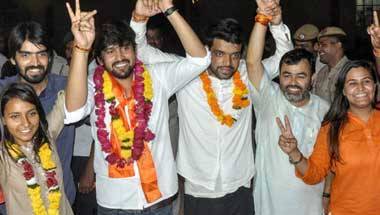 বিজেপি, লোকসভা নির্বাচন ২০১৯, দিল্লি বিশ্ববিদ্যালয়ের নির্বাচন