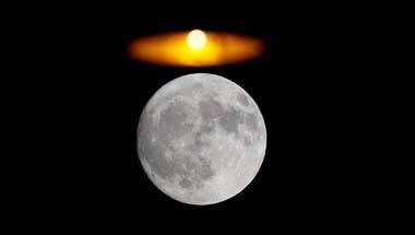 কৃত্রিম চাঁদ, আলো দূষণ, মহাকাশ