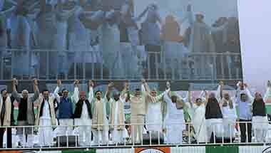 জোট সরকার, ঐক্যবদ্ধ ভারত, লোকসভা নির্বাচন ২০১৯, ব্রিগেড সমাবেশ