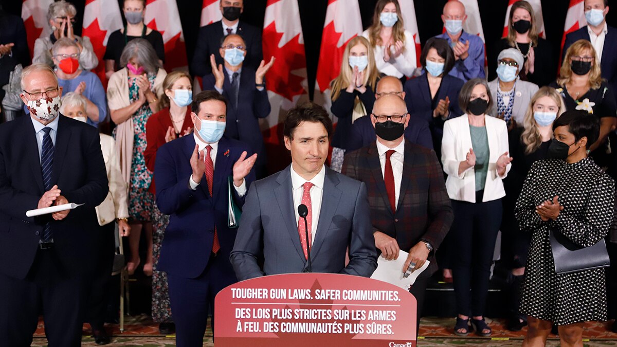 Canada PM announces new guncontrol proposal. These guns will be banned