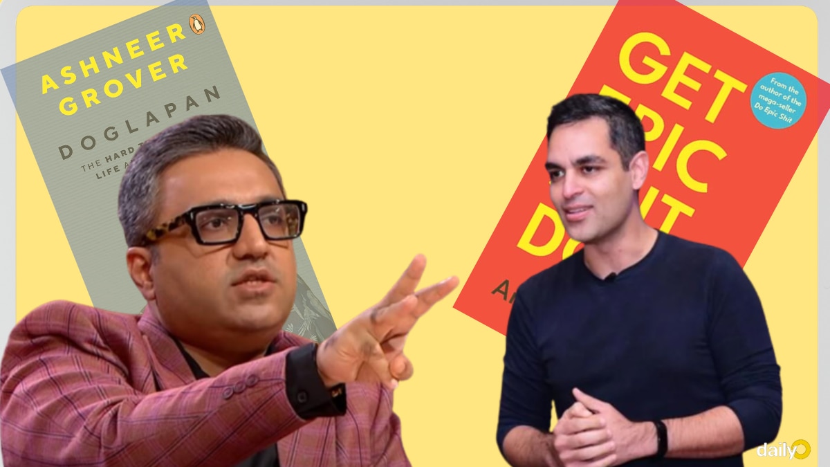 Ashneer Grover is attacking Ankur Warikoo's book while waiting for his