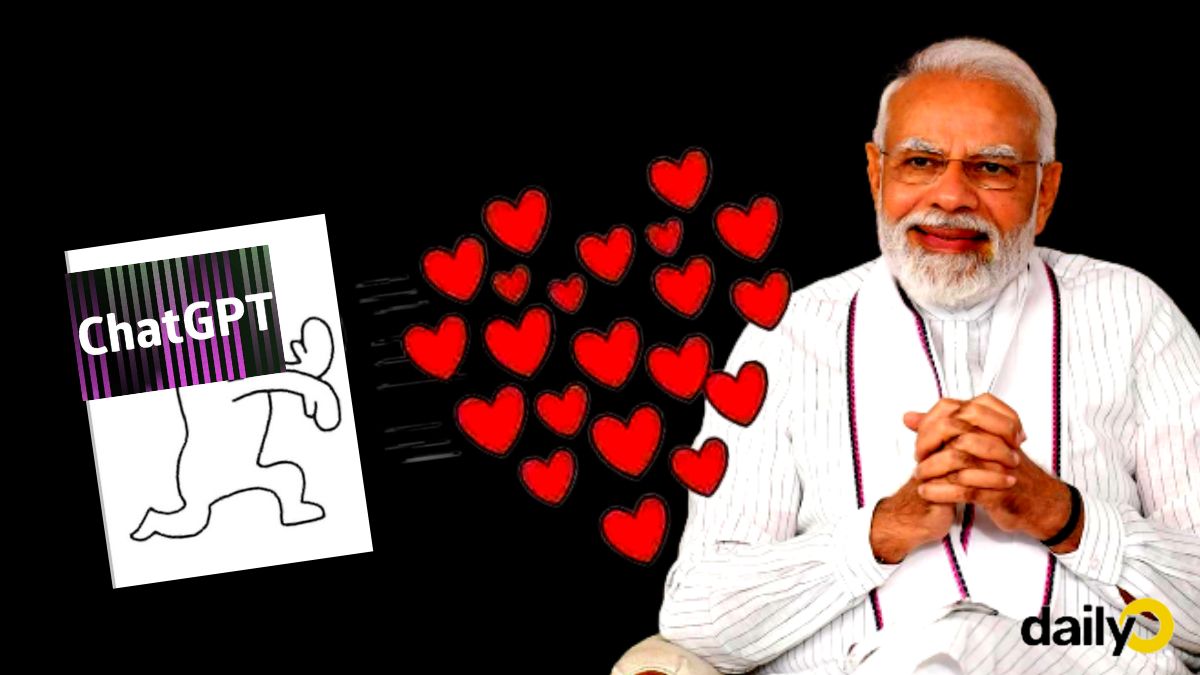 I asked ChatGPT to write a poem on Narendra Modi and this is what it did